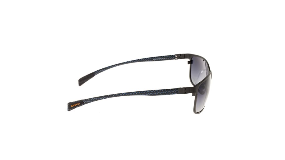 Sunglasses Neptune 008GM, Gunmetal Titanium Frame, Black Gradient Lens