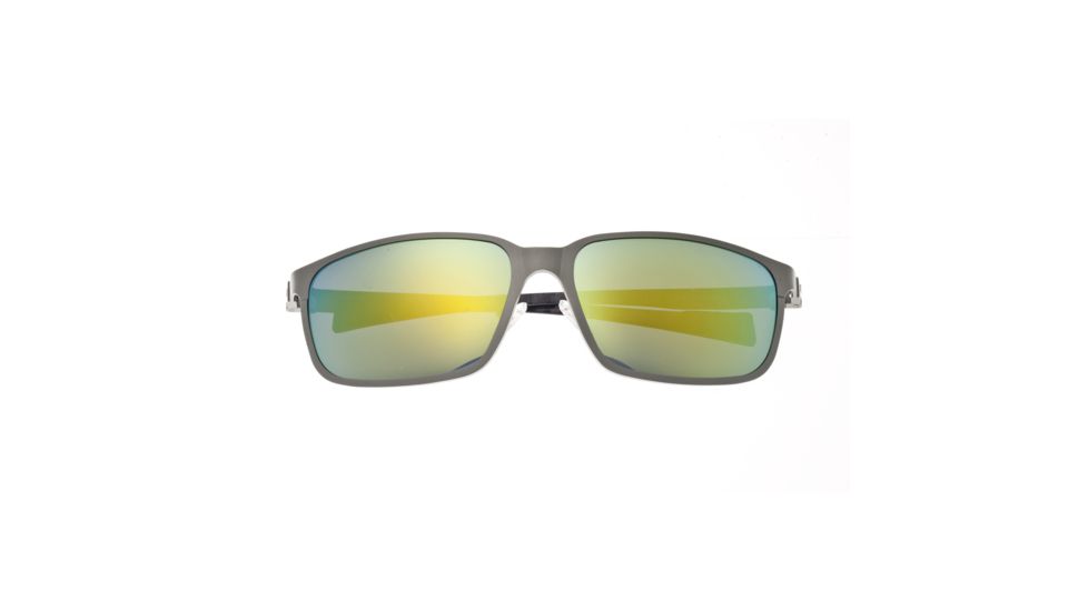 Sunglasses Neptune 008SR, Silver Titanium Frame, Gold/Yellow Mirror Lens