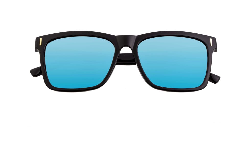 Breed Sunglasses Pictor Polarized Sunglasses - Men's, Black/Blue, One Size, BSG065BL