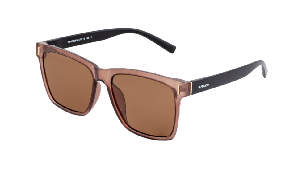 Breed Sunglasses Pictor Polarized Sunglasses - Men's, Brown/Black, One Size, BSG065BN