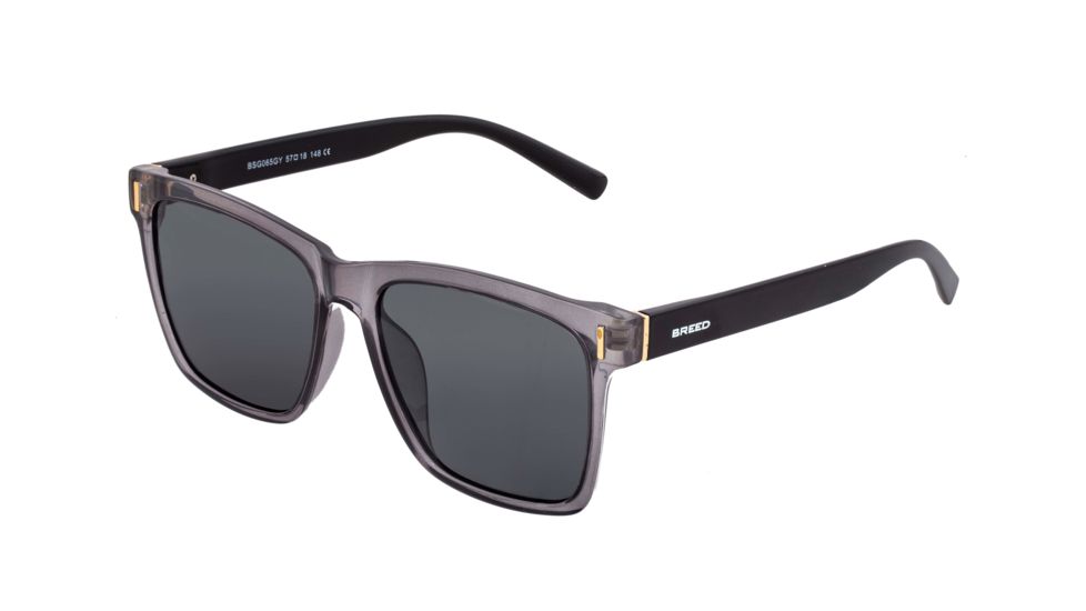 Breed Sunglasses Pictor Polarized Sunglasses - Men's, Grey/Black, One Size, BSG065GY