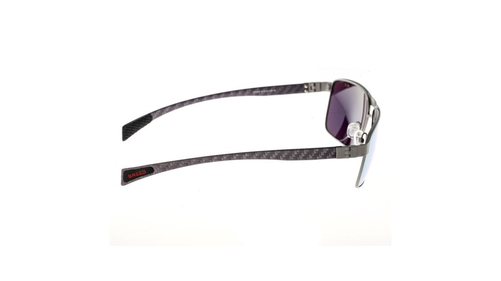 Sunglasses Taurus 005SR, Silver Titanium Frame, Gold/Yellow Mirror Lens