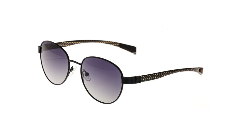 Sunglasses Volta 009BK, Black Titanium Frame, Black Gradient Lens