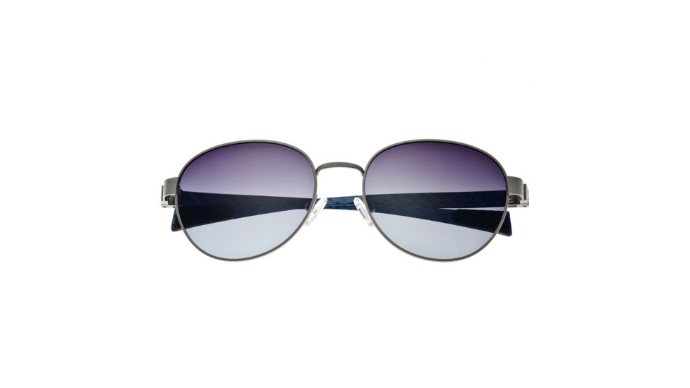 Sunglasses Volta 009SR, Silver Titanium Frame, Black Gradient Lens