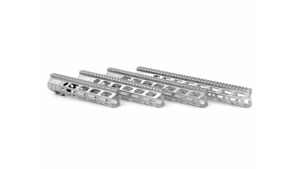 Breek Arms 13.7 Builders Series RAW AR-15 M-LOK Handguard, White, UNB1515-W
