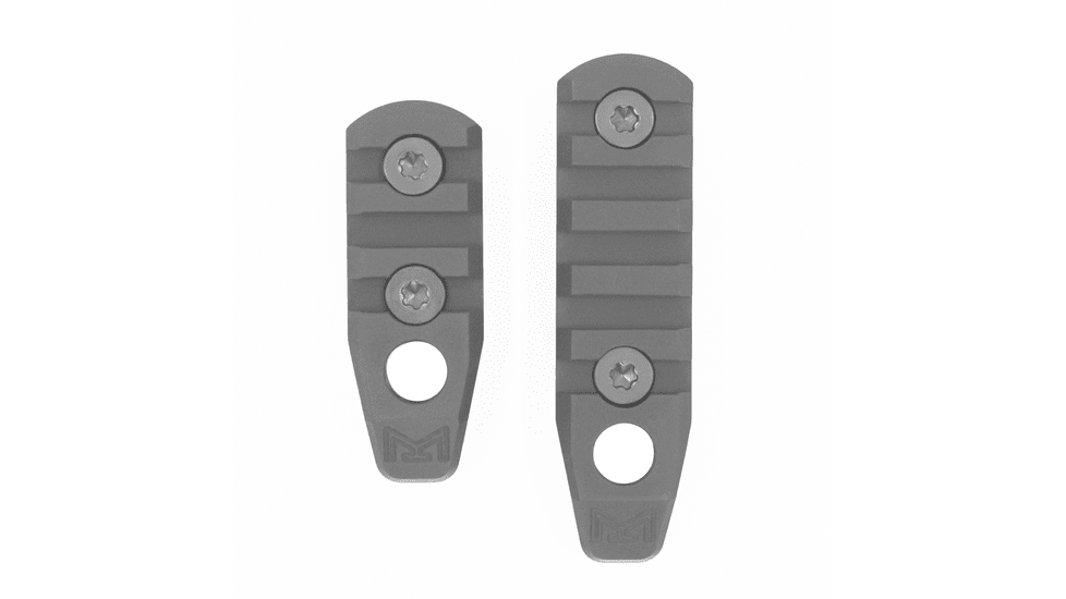 Breek Arms 3 Slot M-LOK Aluminum AR15 Rail Section Quick Ramp w/ QD Sling Mount, Black, BRK729