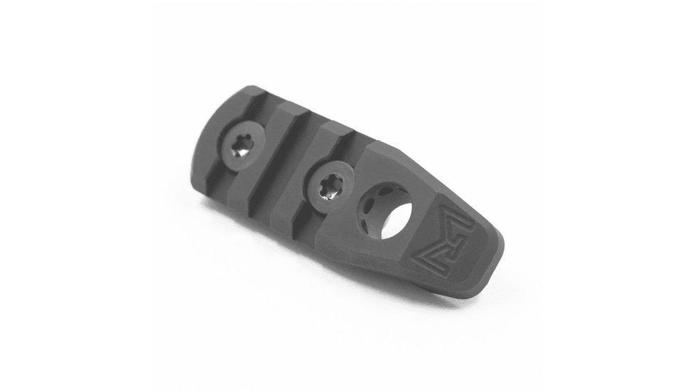 Breek Arms AR15 Rail Section Quick Ramp w/QD Sling Mount, 3 Slot, Black, BRK729