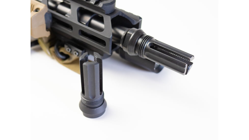 Breek Arms 3FO AR15 Flash Hider Outside Threaded, Black, .30, 5/8x24 Thread, BRK4025