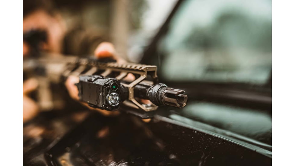 Breek Arms 3FO-S Flash Hider Short Outside Threaded Muzzle Device, 9mm Luger, 1/2x28 Thread, Black, BRK4036