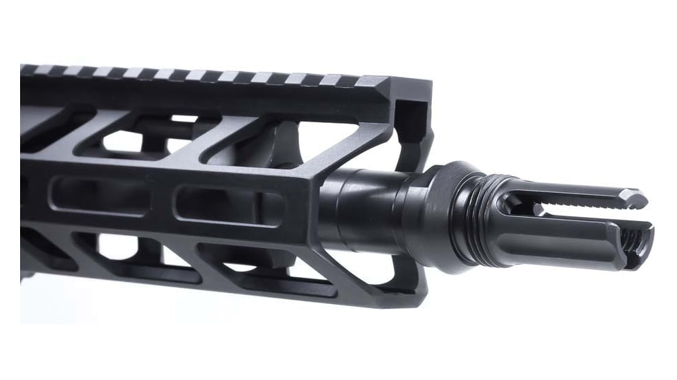 USED Breek Arms 3FO Flash Hider Muzzle Device, 9mm, 5/8x24, Black, BRK4059, EDEMO1, Used, Condition Like New, Inspect and Rebox