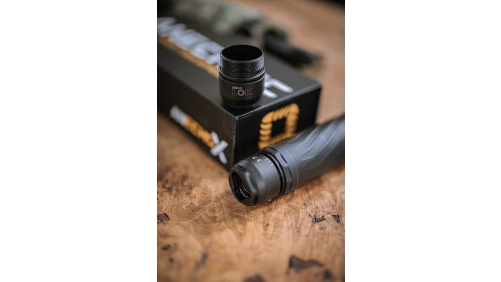 Breek Arms Breek-LOK 3QD Quick Detach Suppressor Mount, 1.375x24 TPI HUB Assembly, Titanium, Black, BRK4300