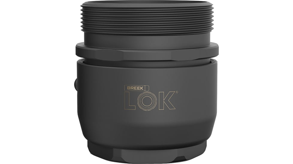Breek Arms Breek-LOK 3QD Quick Detach Suppressor Mount, 1.375x24 TPI HUB Assembly, Titanium, Black, BRK4300