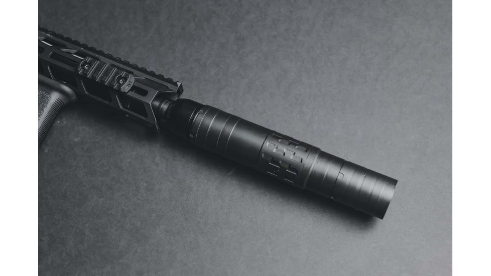 Breek Arms Breek-LOK Quick Attach Suppressor Mount 1.375x24, TPI HUB Assembly Titanium, Black, BRK4100