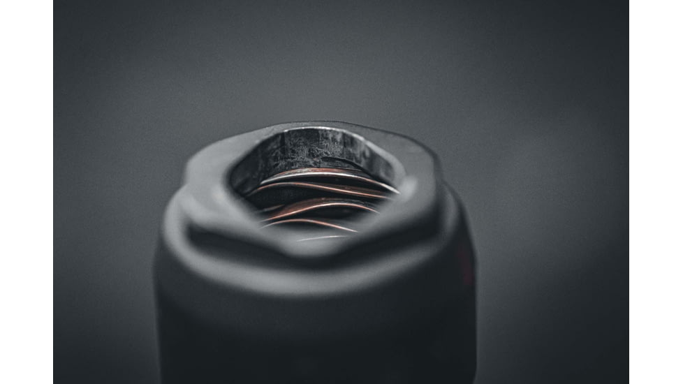 Breek Arms Breek-LOK Quick Attach Suppressor Mount 1.375x24, TPI HUB Assembly Titanium, Black, BRK4100