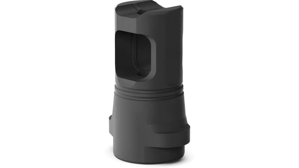 Breek Arms Breek-LOK Solo Port Muzzle Brake, 9mm Luger, 5/8x24, Nitride, Black, BRK4129