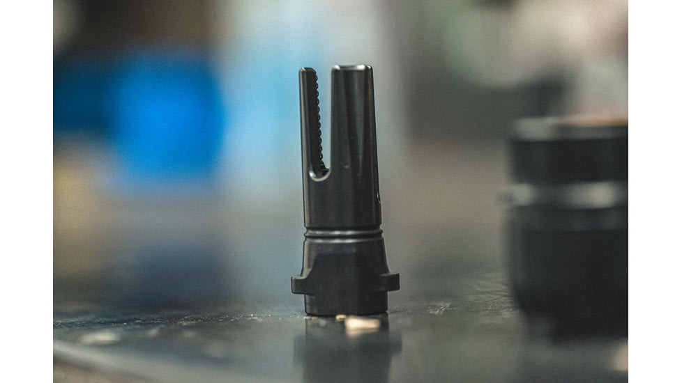 Breek Arms Breek-LOK Triplet Flash Hider, 9mm, 1/2x28 TPI, Black, BRK4118
