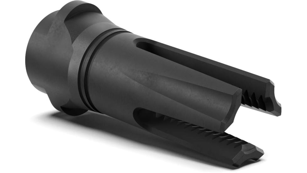 Breek Arms Breek-LOK Triplet Flash Hider, 9mm, 1/2x28 TPI, Black, BRK4118