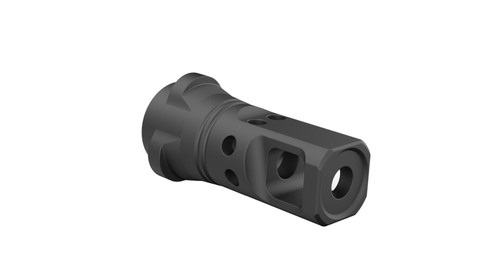 Breek Arms Echo Single-Port Muzzle Brake for Breek-LOK 3QD, .223/5.56, 1/2x28 TPI, Black, BRK4330