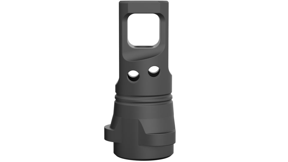 Breek Arms Echo Single-Port Muzzle Brake for Breek-LOK 3QD, .223/5.56, 1/2x28 TPI, Black, BRK4330