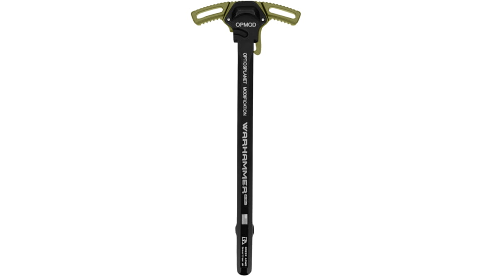 Breek Arms OPMOD AR-15 Warhammer Mod2 Charging Handle, OD Green, BRK542