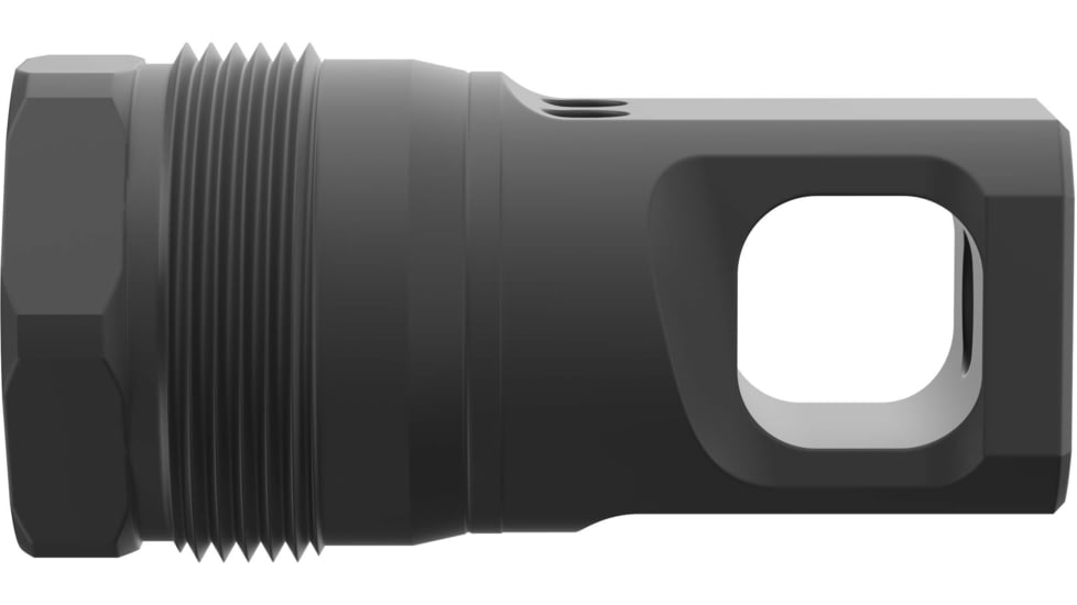 Breek Arms Plan B Echo Single Port Muzzle Brake, .223 Remington/5.56x45mm NATO, 1/2x28, Nitride, Black, BRK4430