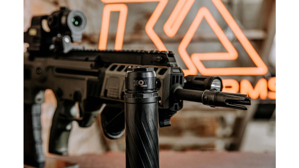 Breek Arms Plan B HUB ONE Low Profile Universal Suppressor Mount, 1.375x24, Black, BRK4401