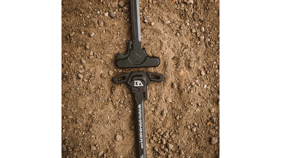 Breek Arms WARHAMMER MICRO Mod2 AR-10 Ambidextrous Charging Handle, Black, BRK557