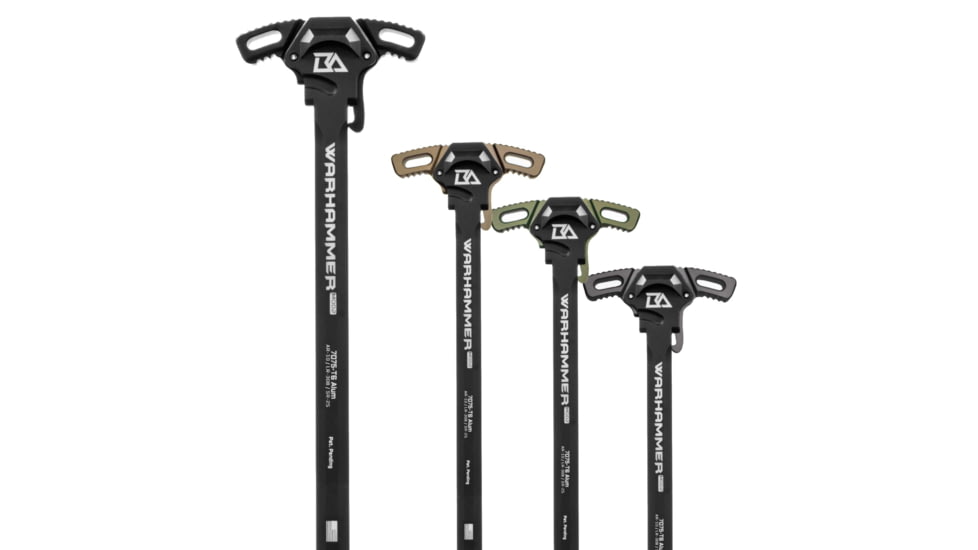 Breek Arms WARHAMMER MICRO Mod2 AR-10 Ambidextrous Charging Handle, Black, FDE, OD Green, Stone Gray