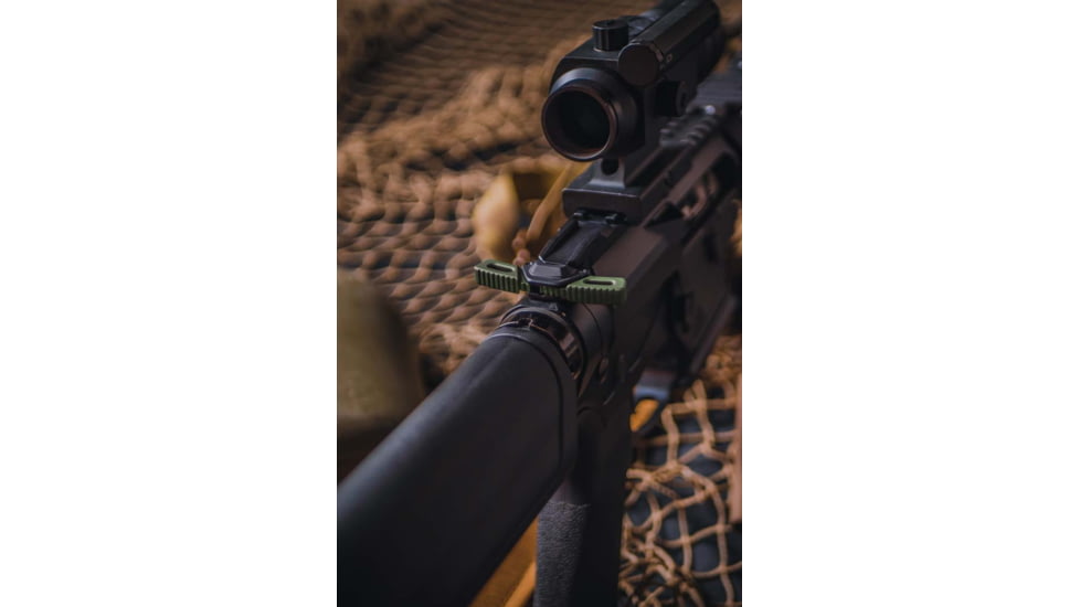 Breek Arms WARHAMMER MICRO Mod2 AR-10 Ambidextrous Charging Handle, OD Green, BRK557-RGREEN