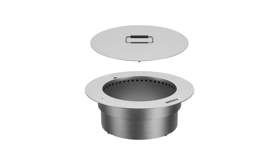 Breeo Zentro Stainless Steel Smokeless Fire Pit Insert Second, SZO-24SLFP-SS