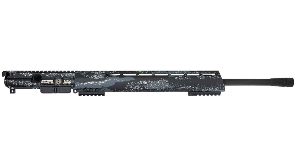 Brenton USA Upper Receiver, Tracker, .224 Valkyrie, 22in Barrel, 1/2x28 Thread, 1-7 Twist, Midnight MarbleKote, Midnight MarbleKote, UPT22MM22V