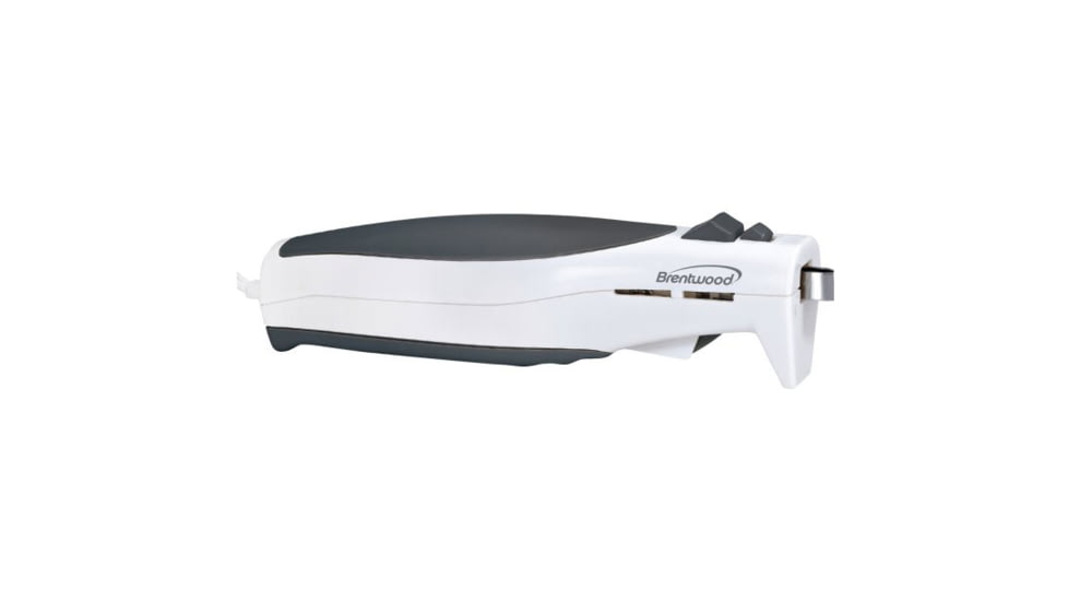 BRENTWOOD Electric Carving Knife, White/Black, 7, TS-1010