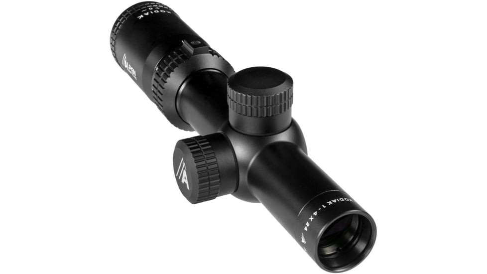 Bresser Alpen Kodiak 1-4x24mm 30 mm Tube LPVO Rifle Scope, Second Focal Plane, AR-BDC Reticle, Black, 2047