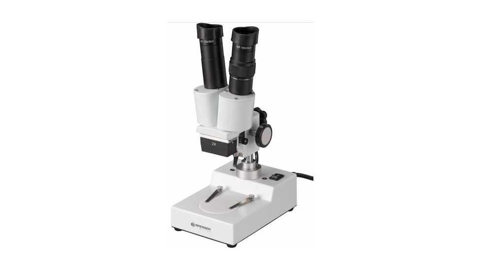 Bresser Biorit ICD 2x Stereo Microscope w/10x Eyepieces, 5802500