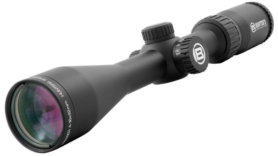 Bresser Hunter Specialty, 4-16x42 Rifle Scope, Non-Illuminated Reticle, Black, HS-41642
