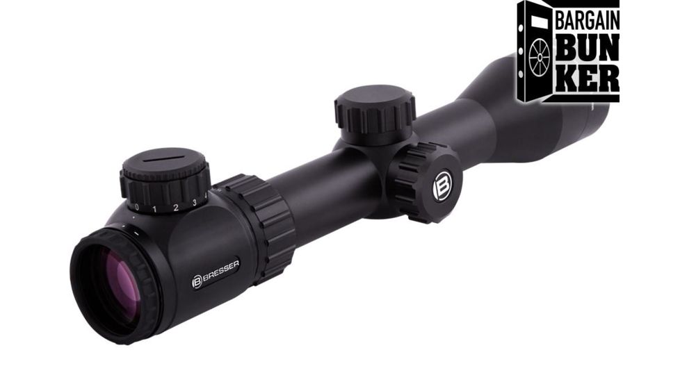 Bresser Konig Rifle Scope, 1.5-6 x 42, Illuminated Dot Reticle, Black, HRS-15642-01E