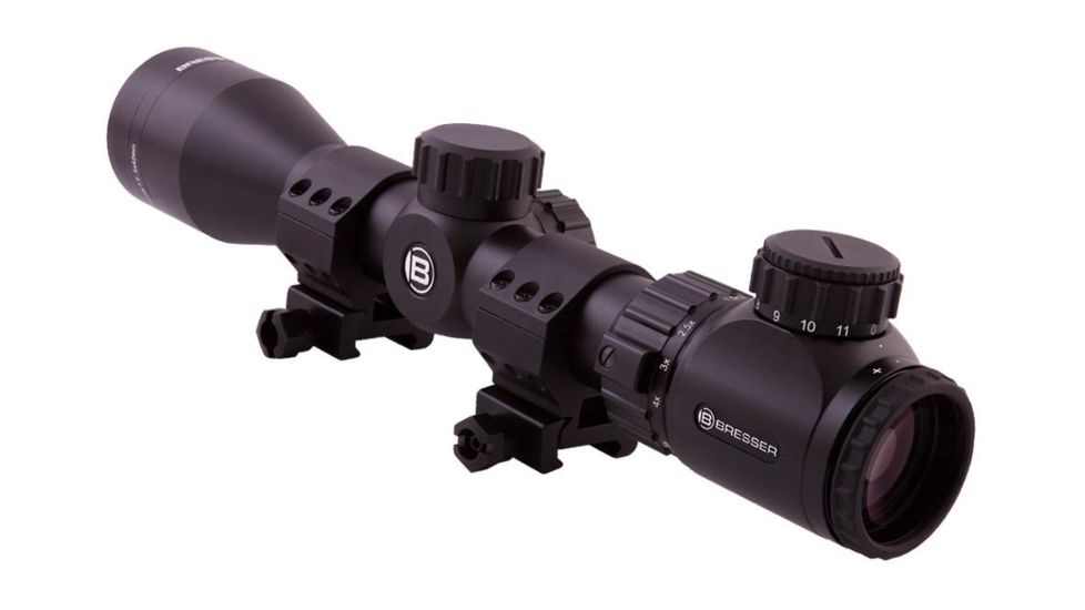 Bresser Konig Rifle Scope, 1.5-6 x 42, Illuminated Dot Reticle, Black, HRS-15642-01E