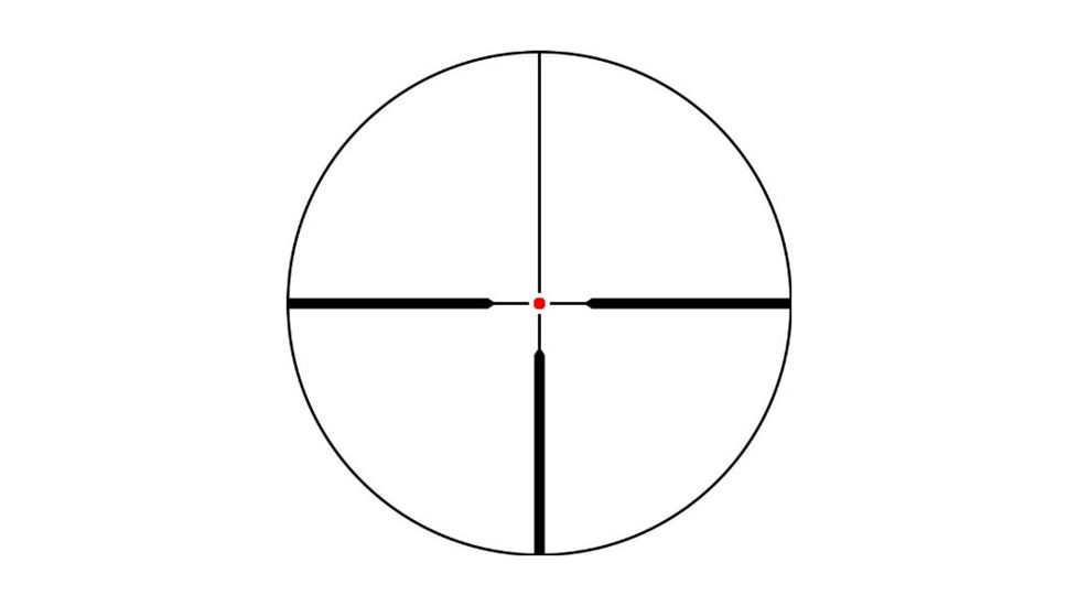 Bresser Konig Rifle Scope, 1.5-6 x 42, Illuminated Dot Reticle, Black, HRS-15642-01E