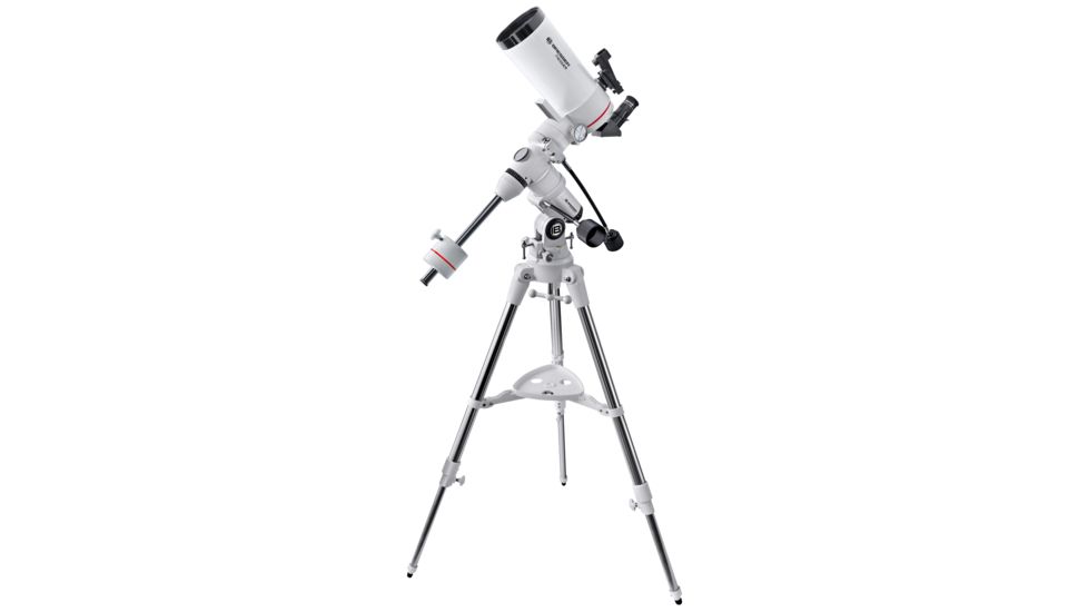 Bresser Messier 100mm f/14 Maksutov-Cassegrain Optical Tube Telescope Package and EXOS-1 Manual German Equatorial Mount BR-MC100EXOS1