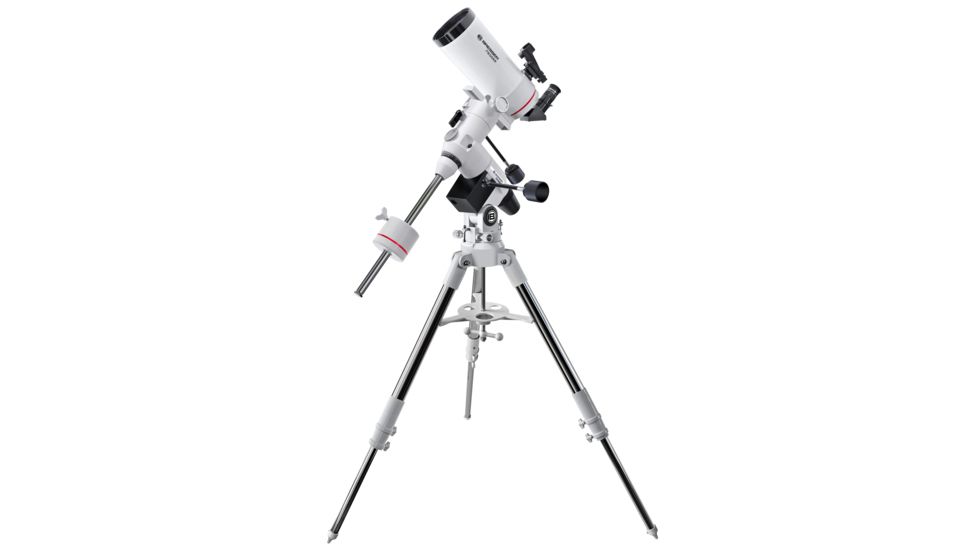Bresser Messier 100mm f/14 Maksutov-Cassegrain Optical Tube Telescope Package and EXOS-2 Manual German Equatorial Mount BR-MC100EXOS2