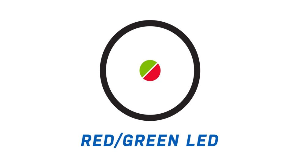 Alpen OMNI-5 1x30 Red/Green LED Low Profile Sight,40 MOA, Black, 23-20300
