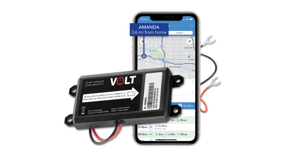 Brickhouse Security Livewire Volt Vehicle GPS Tracker, 4.59 oz, G-LivewireVolt