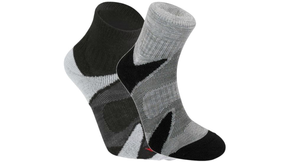 CoolFusion Multisport Light 3/4 Crew Irregular Sock - Mens-Assorted-Medium