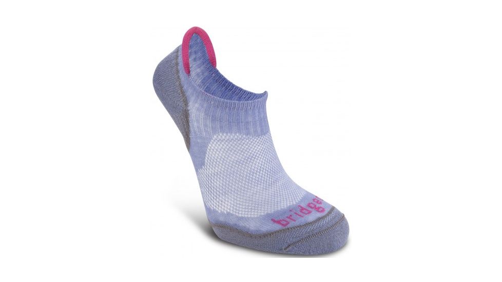 Bridgedale CoolFusion Run Na-kd Light Micro Sock - Women's-Smoky Blue-Small
