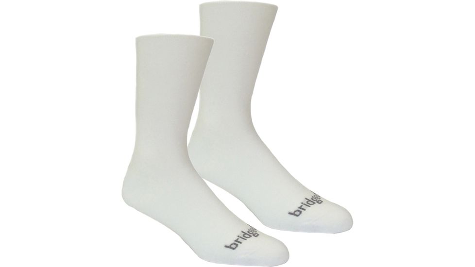 Bridgedale Coolmax Liner 2pk White Md B610539-621-MD