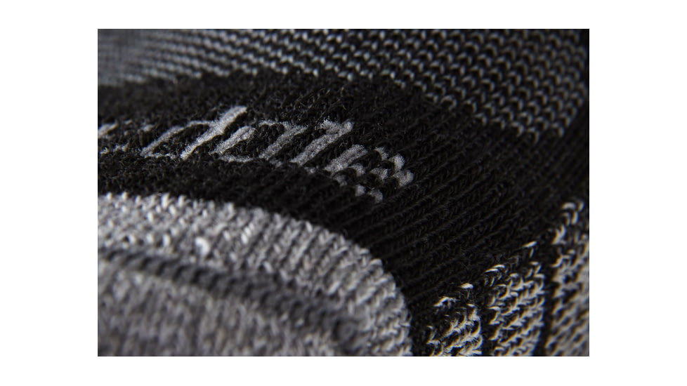 Bridgedale Hike Lightweight Merino Endurance Ankle Socks - Mens, Black/Silver, Extra Large, 710528-822-XL