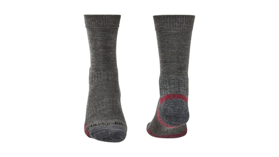 Bridgedale Hike Lightweight Merino Endurance Boot Socks - Mens, Grey Heather, Medium/Extra Large, 710152-124-MLXL