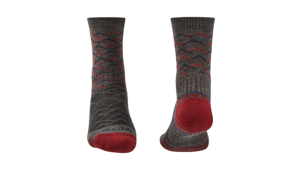 Bridgedale Hike Lightweight Merino Endurance Socks - Mens, Brown/Dark Red, Medium, 710096-127-M