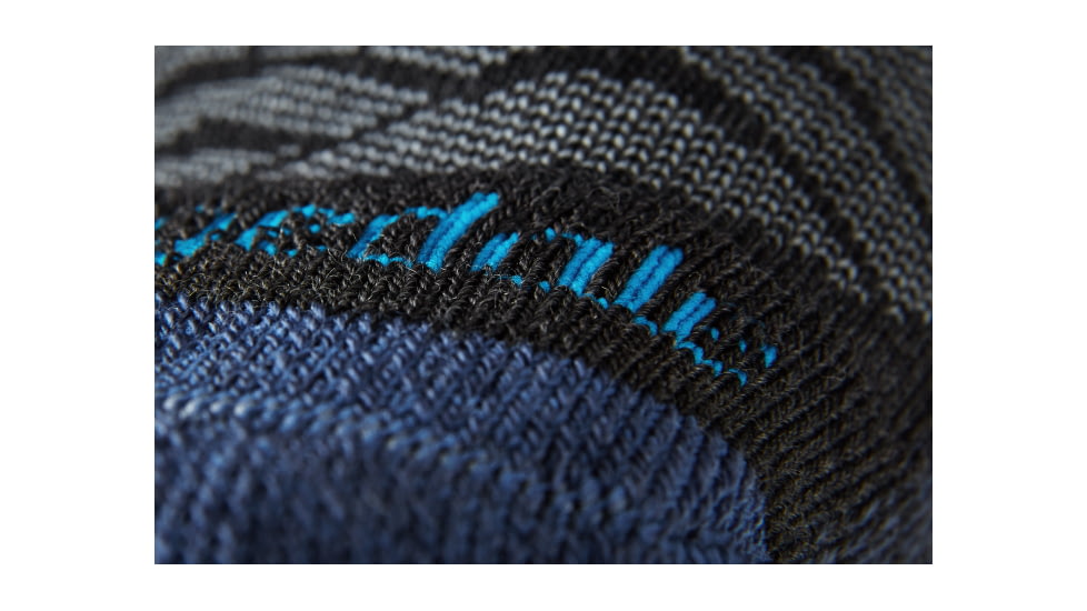 Bridgedale Hike Lightweight Merino Endurance Socks - Mens, Dark Grey/Blue, Extra Large, 710096-126-XL