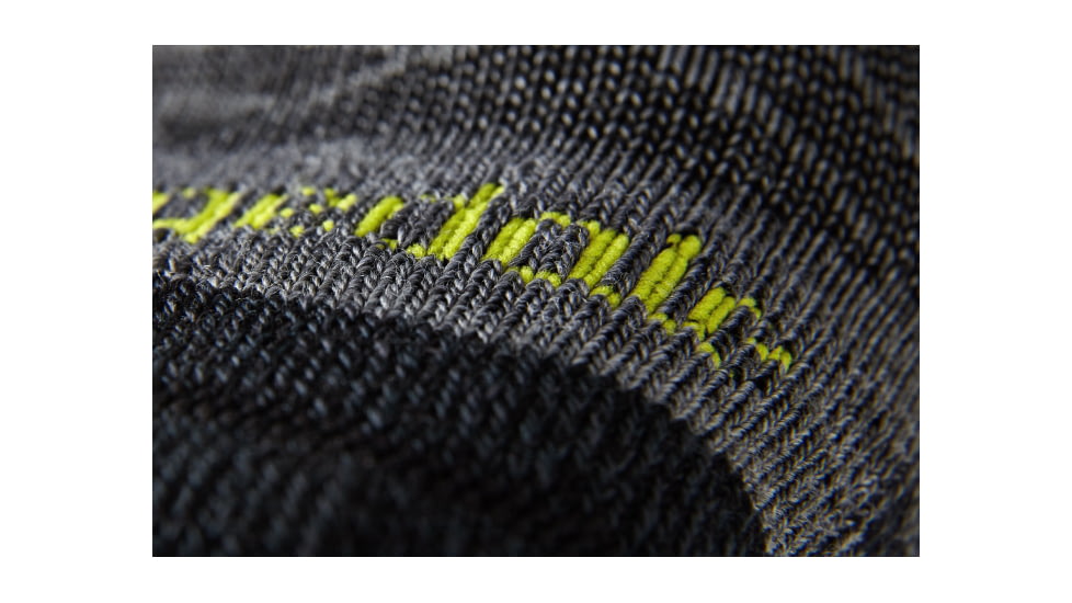 Bridgedale Hike Lightweight Merino Endurance Socks - Mens, Grey/Lime, Extra Large, 710096-118-XL
